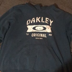 Green Oakley hoodie